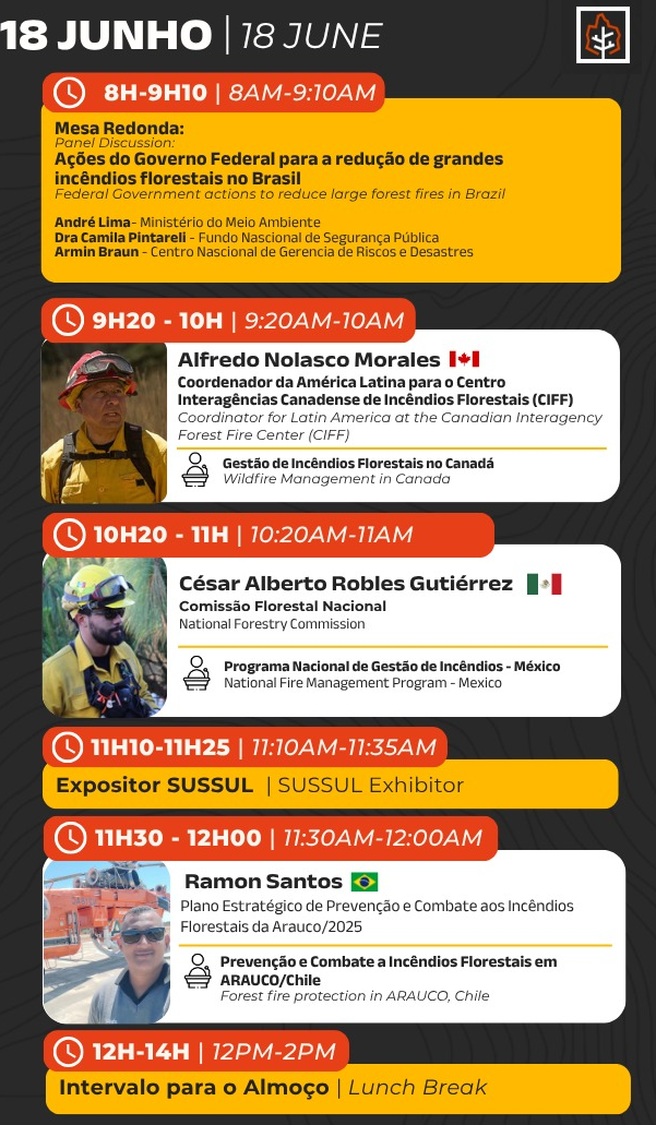 Programação de 18/06 - Manhã - 